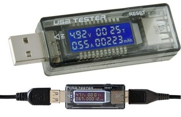 MIERNIK TESTER USB V20 WOLTOMIERZ AMPEROMIERZ 3A