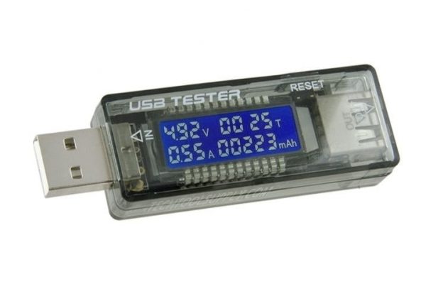 MIERNIK TESTER USB V20 WOLTOMIERZ AMPEROMIERZ 3A