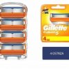 GILLETTE FUSION 4szt NOŻYKI OSTRZA WKŁADY ORYGINAŁ