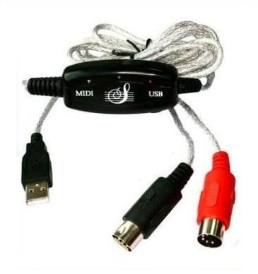 KABEL KONWERTER USB NA MIDI IN OUT INTERFEJS