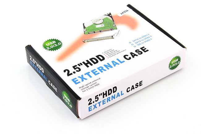 OBUDOWA DYSKU KIESZEŃ 2.5 USB SATA VAIO + ETUI ALU