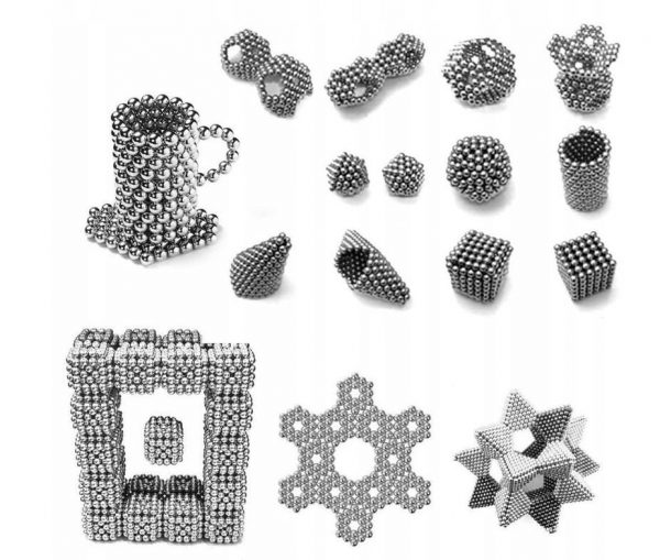 KULKI KLOCKI MAGNETYCZNE NEOCUBE 216szt. 5mm + BOX