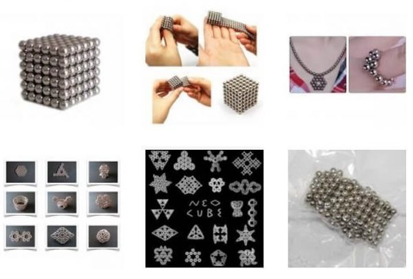 KULKI KLOCKI MAGNETYCZNE NEOCUBE 216szt. 5mm + BOX