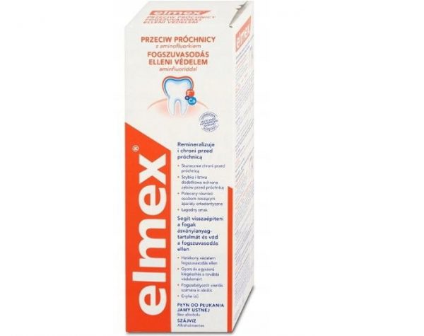 ELMEX PŁYN DO PŁUKANIA UST PRZECIW PRÓCHNICY 400ML