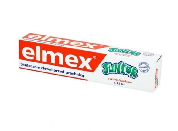 ELMEX PASTA DO ZĘBÓW DLA DZIECI 75ml 6-12 JUNIOR