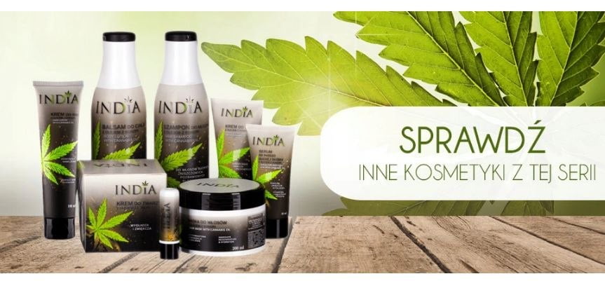 INDIA POMADKA OCHRONNA DO UST Z OLEJEM KONOPNYM