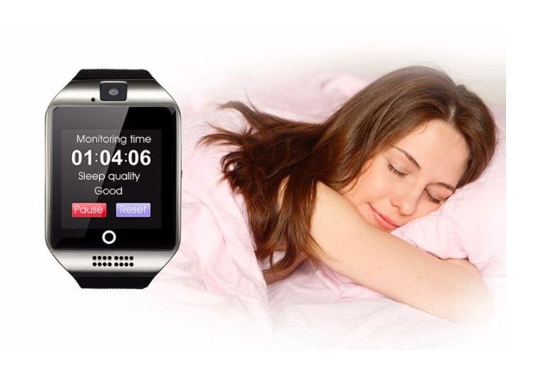 SMARTBAND SMARTWATCH Q18 ZEGAREK BAND SD KARTA SIM