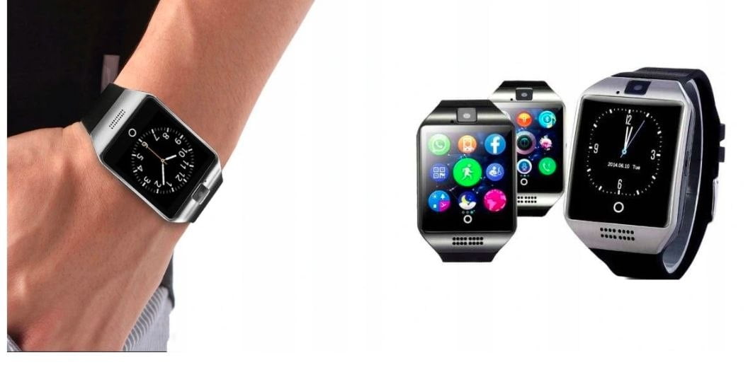 SMARTBAND SMARTWATCH Q18 ZEGAREK BAND SD KARTA SIM