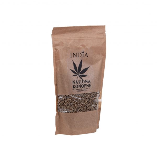 NASIONA KONOPNE 250G PRAŻONE BIAŁKO OMEGA INDIA