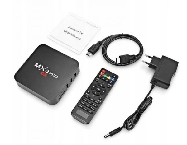SMART TV BOX 8GB DEKODER MXQ PRO 4K ANDROID 7.1