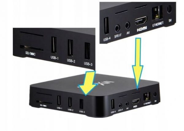 SMART TV BOX 8GB DEKODER MXQ PRO 4K ANDROID 7.1