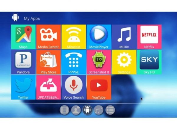 SMART TV BOX 8GB DEKODER MXQ PRO 4K ANDROID 7.1