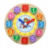 ZEGAR SORTER DREWNIANY KORALIKI DO NAWLEKANIA 2w1