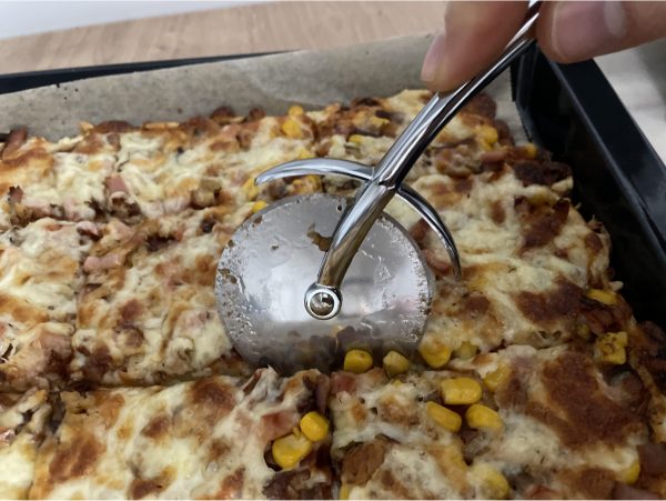 MAESTRO NÓŻ DO KROJENIA PIZZY RADEŁKO OKRĄGŁY STAL