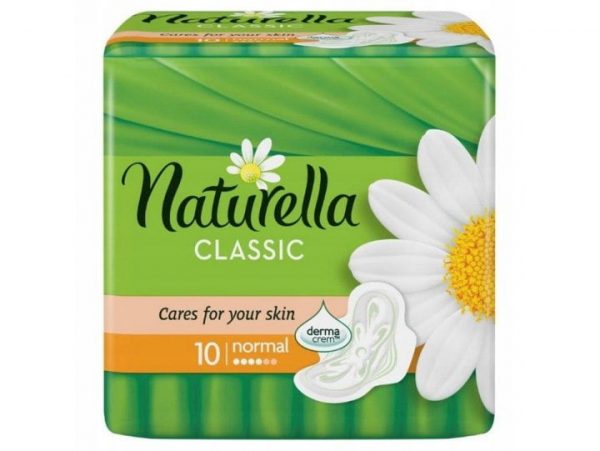 NATURELLA PODPASKI CLASSIC NORMAL 10SZT SKRZYDEŁKA