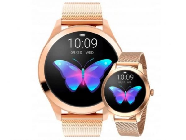 SMARTWATCH DAMSKI KW10 OLED DESIGN KROKI PULS BAND