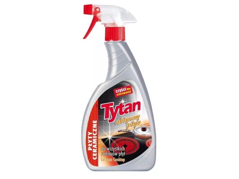 TYTAN SPRAY 500ml PŁYN PŁYTY CERAMICZNE INDUKCYJNE