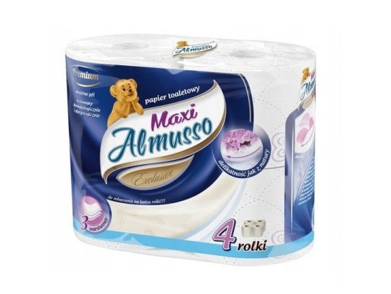 ALMUSSO MAXI PAPIER TOALETOWY 4SZT 3 WARSTWY