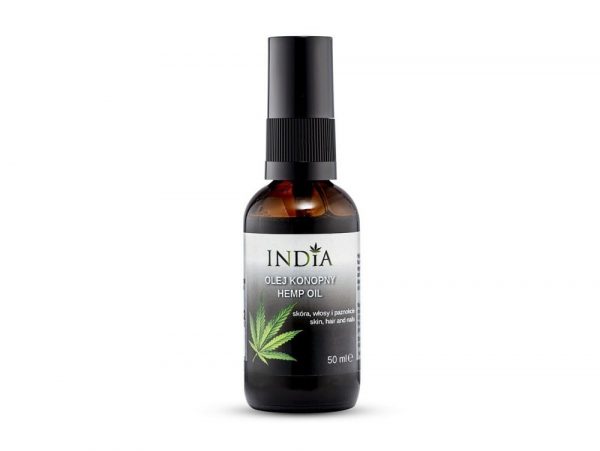 INDIA OLEJ KONOPNY CBD 10% 50ML NATURALNY DO CIAŁA