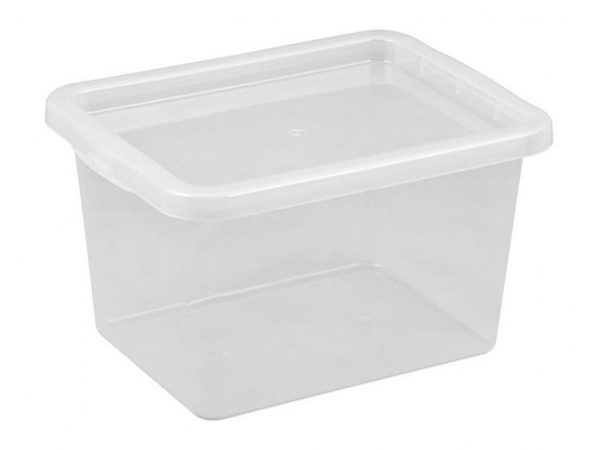 POJEMNIK Z POKRYWĄ BASIC BOX 15L DO PRZECHOWYWANIA