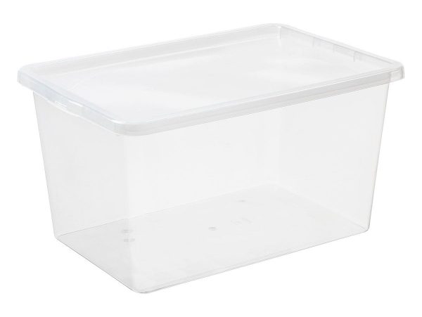 POJEMNIK Z POKRYWĄ BASIC BOX 52L DO PRZECHOWYWANIA