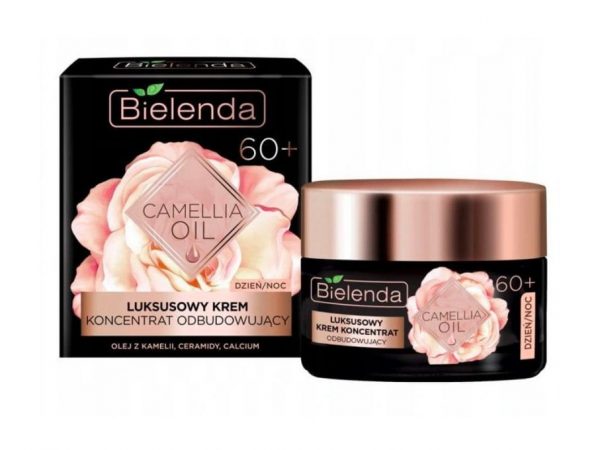 BIELENDA CAMELLIA OIL 60+ KREM ODBUDOWUJĄCY 50 ml
