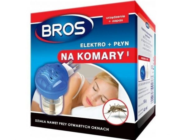BROS URZĄDZENIE ELEKTRO + WKŁADY PŁYN NA KOMARY