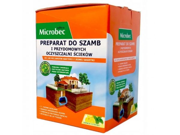 MICROBEC ULTRA BAKTERIA DO SZAMBA SASZETKI 18x 25g