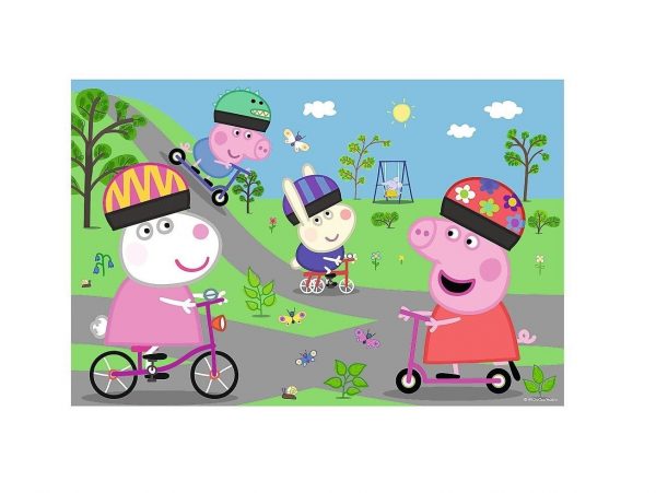 TREFL PUZZLE MAXI AKTYWNY DZIEŃ ŚWINKI PEPPY 24el.