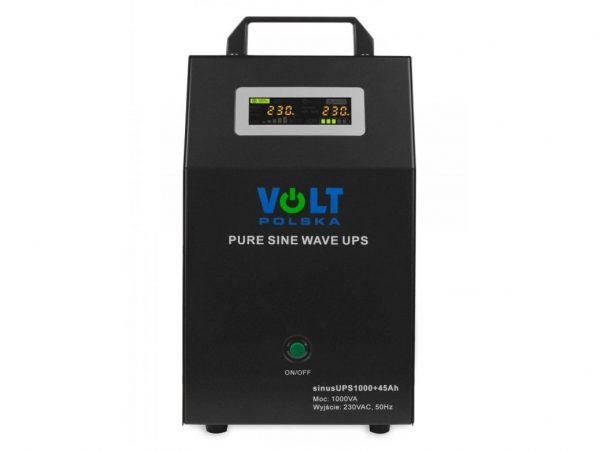 ZASILACZ AWARYJNY UPS SINUS DC/AC 1000W + AKU 45AH