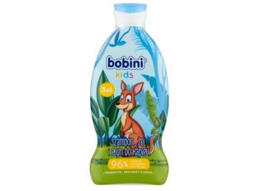 BOBINI ŻEL SZAMPON PŁYN DO KĄPIELI 3w1 330ML