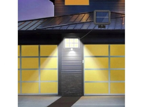 LAMPA SOLARNA Z CZUJNIKIEM RUCHU ZMIERZCHU 120 LED
