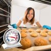 TERMOMETR DO PIEKARNIKA DUŻY STALOWY KUCHENNY