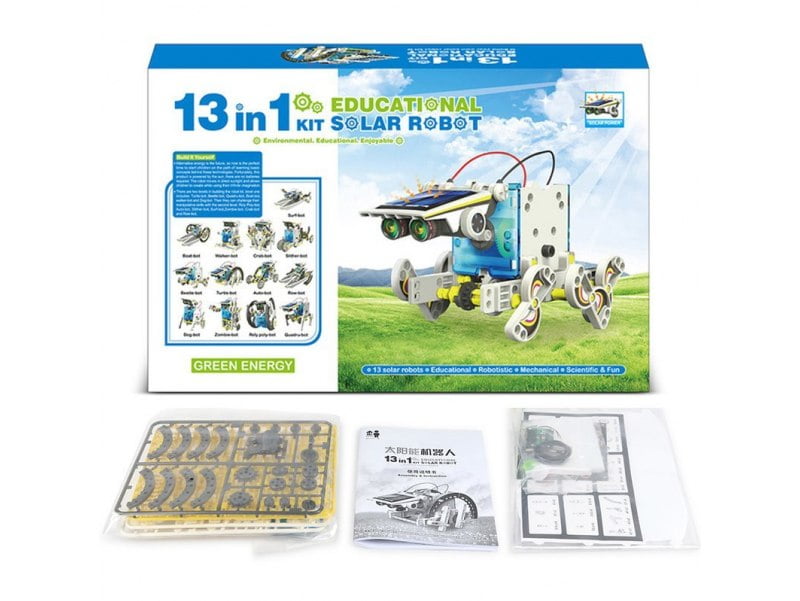 ROBOT SOLARNY ZESTAW ZABAWEK SOLARNYCH 14W1 SOLAR