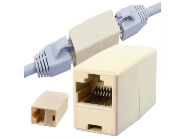 ŁĄCZNIK KABLI SIECIOWYCH ADAPTER RJ45 RJ-45 ZŁĄCZK