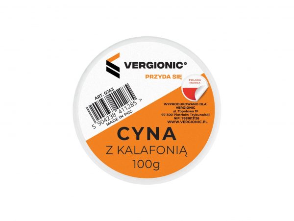 CYNA DO LUTOWANIA 1mm 70g VERGIONIC