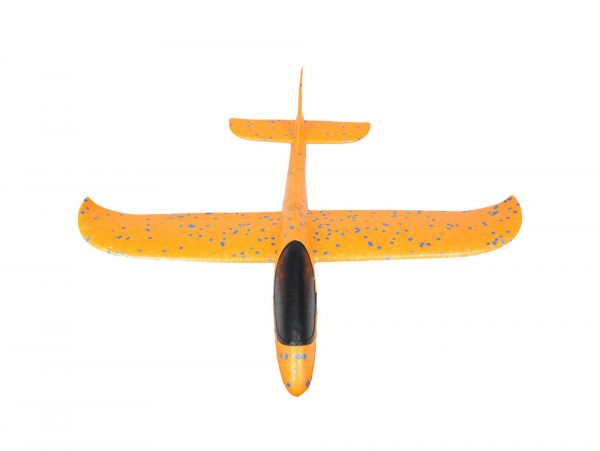 AMOLOT ZABAWKA STYROPIANOWY SZYBOWIEC RZUTKA 47 CM - pomarańczowy