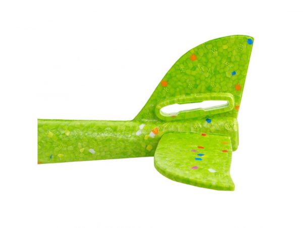 AMOLOT ZABAWKA STYROPIANOWY SZYBOWIEC RZUTKA 47 CM - zielony