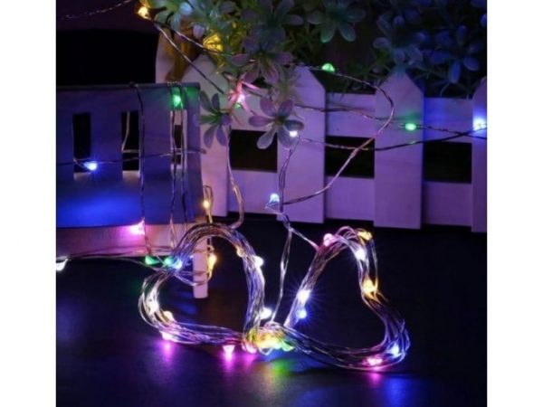 LAMPKI DRUCIKI 20 LED - multikolor