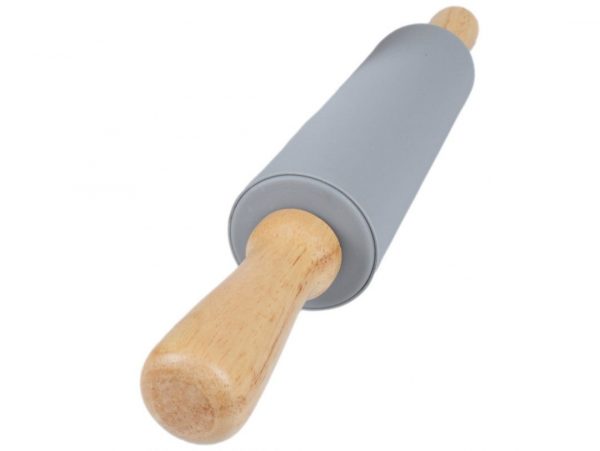 WAŁEK DO CIASTA SILIKONOWY 38cm - szary