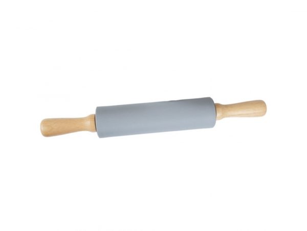 WAŁEK DO CIASTA SILIKONOWY 38cm - szary
