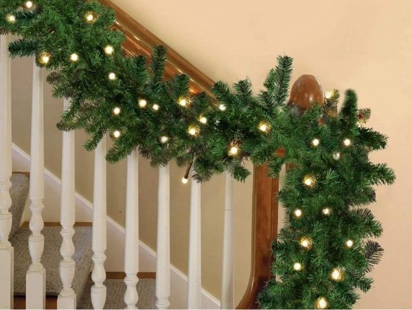 GIRLANDA CHOINKOWA SZTUCZNA 50 LED 3m