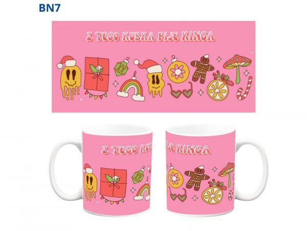 KUBEK DO SUBLIMACJI 330ML BIAŁY - Boże Narodzenie - grupa