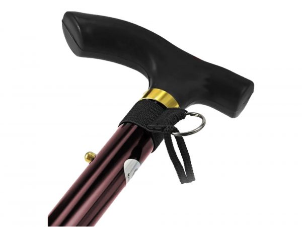 LASKA INWALIDZKA SKŁADANA 92cm - brązowy