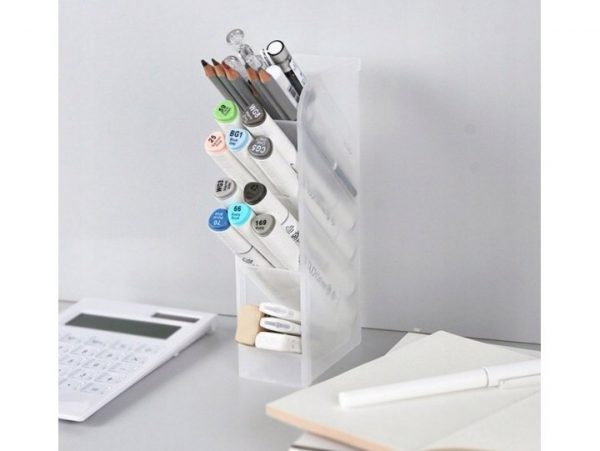 ORGANIZER BIUROWY 20x9x5cm - mleczny