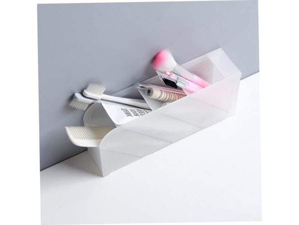 ORGANIZER BIUROWY 20x9x5cm - mleczny