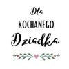 KUBEK DO SUBLIMACJI 330ML BIAŁY - Dzień Dziadka -DD5