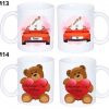 KUBEK DO SUBLIMACJI 330ML BIAŁY - Walentynki - grupa