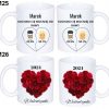 KUBEK DO SUBLIMACJI 330ML BIAŁY - Walentynki - grupa