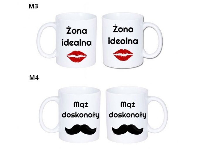KUBEK DO SUBLIMACJI 330ML BIAŁY - Walentynki - grupa